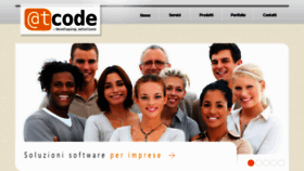 What Atcode.it website looked like in 2016 (8 years ago)