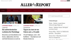 What Allerreport.de website looked like in 2016 (8 years ago)