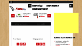 What Abeto.biz website looked like in 2016 (8 years ago)