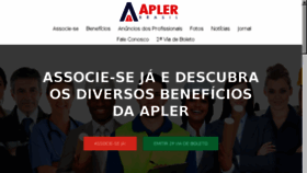 What Apler.org.br website looked like in 2016 (8 years ago)