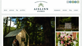 What Aislinnevents.com website looked like in 2016 (8 years ago)