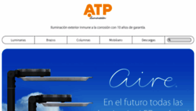 What Atpiluminacion.com website looked like in 2016 (7 years ago)