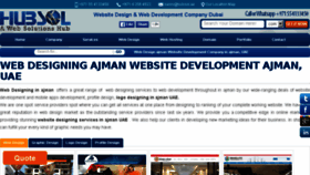 What Ajman.websitedesigning.ae website looked like in 2016 (8 years ago)