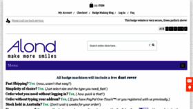 What Alond.com.au website looked like in 2016 (8 years ago)