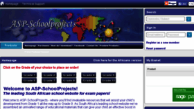 What Asp-schoolprojects.co.za website looked like in 2016 (8 years ago)