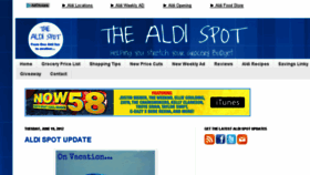 What Aldispot.com website looked like in 2016 (8 years ago)
