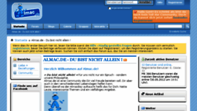 What Almac.de website looked like in 2016 (8 years ago)