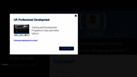 What Albidode.info website looked like in 2016 (10 years ago)