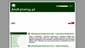 What Alekatalog.pl website looked like in 2016 (8 years ago)