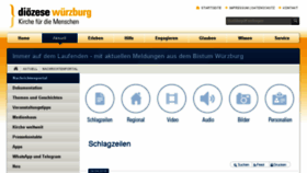 What Aktuell.bistum-wuerzburg.de website looked like in 2016 (8 years ago)