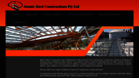 What Atomicsteelconstructions.com.au website looked like in 2016 (8 years ago)