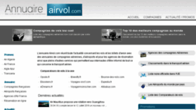 What Annuaire-airvol.com website looked like in 2016 (8 years ago)