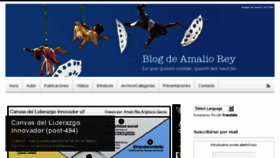 What Amaliorey.com website looked like in 2016 (8 years ago)