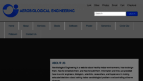 What Aerobiologicalengineering.com website looked like in 2016 (8 years ago)