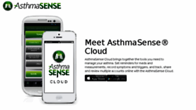 What Asthmasense.com website looked like in 2016 (8 years ago)