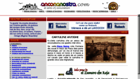 What Anconanostra.com website looked like in 2016 (8 years ago)