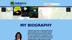 What Audreypenn.com website looked like in 2016 (8 years ago)
