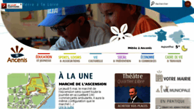 What Ancenis.fr website looked like in 2016 (7 years ago)