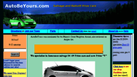 What Autobeyours.com website looked like in 2016 (8 years ago)
