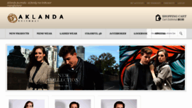 What Aklanda.com.au website looked like in 2016 (8 years ago)