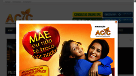 What Acic-cianorte.com.br website looked like in 2016 (7 years ago)