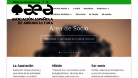 What Aearboricultura.org website looked like in 2016 (7 years ago)