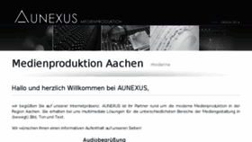 What Aunexus.com website looked like in 2016 (8 years ago)