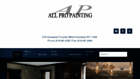 What Allpropaintingco.com website looked like in 2016 (8 years ago)
