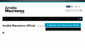 What Ameliemauresmo.fr website looked like in 2016 (8 years ago)