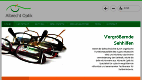 What Albrecht-optik.com website looked like in 2016 (8 years ago)