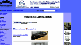 What Arubamatch.com website looked like in 2016 (8 years ago)