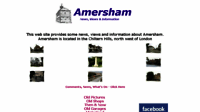 What Amersham.org.uk website looked like in 2016 (8 years ago)