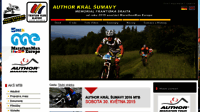 What Authorkralsumavy.cz website looked like in 2016 (8 years ago)