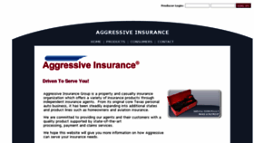 What Aggressiveusa.com website looked like in 2016 (8 years ago)