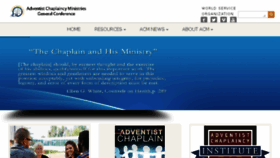 What Adventistchaplains.org website looked like in 2016 (9 years ago)