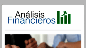 What Analisisfinancieros.org website looked like in 2016 (8 years ago)