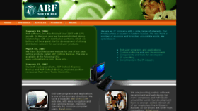 What Abfsoftware.com website looked like in 2016 (7 years ago)