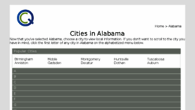 What Alabama.quickcityinfo.com website looked like in 2016 (8 years ago)