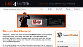 What Alert4shutter.co.uk website looked like in 2016 (8 years ago)