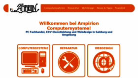 What Ampirion.com website looked like in 2016 (8 years ago)