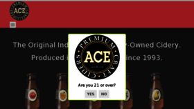 What Acecider.com website looked like in 2016 (8 years ago)