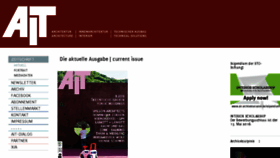 What Ait-online.de website looked like in 2016 (8 years ago)