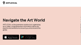 What Artlocalapp.com website looked like in 2016 (7 years ago)