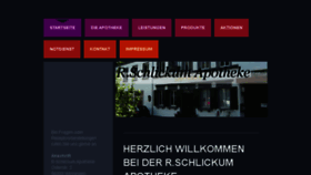What Apotheke-winningen.de website looked like in 2016 (7 years ago)