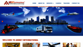What Airnetinternational.com website looked like in 2016 (7 years ago)