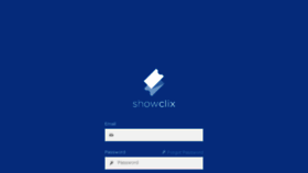 What Admin.showclix.com website looked like in 2016 (7 years ago)