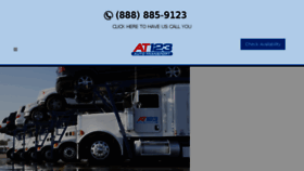 What Autotransport123.com website looked like in 2016 (7 years ago)