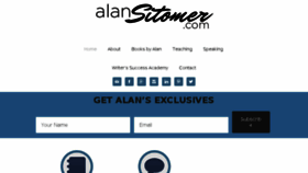 What Alansitomer.com website looked like in 2016 (7 years ago)