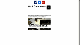 What Artdevons.com website looked like in 2016 (7 years ago)