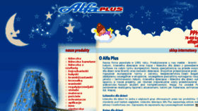 What Alfaplus.pl website looked like in 2016 (8 years ago)